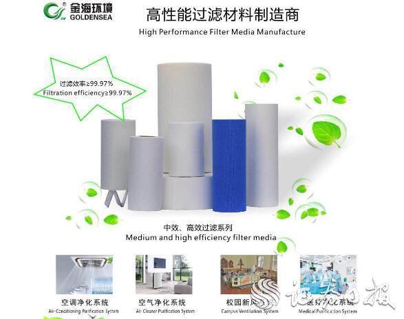 高性能滤材生产设备,诸暨金海环境科技有限公司