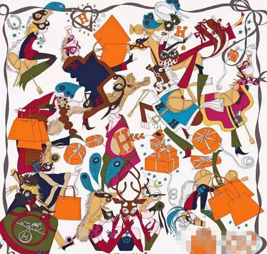 小花奢侈品爱马仕丝巾,为什么爱马仕丝巾这么多