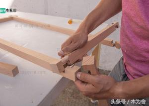 榫卯结构创意性应用,简单榫卯桌子教程图解