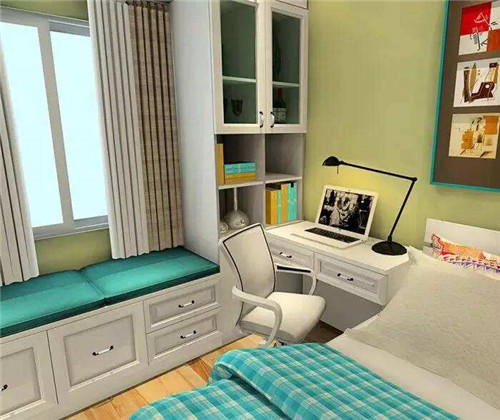 小户型不做榻榻米还能怎么装,小户型不做榻榻米带书桌衣柜