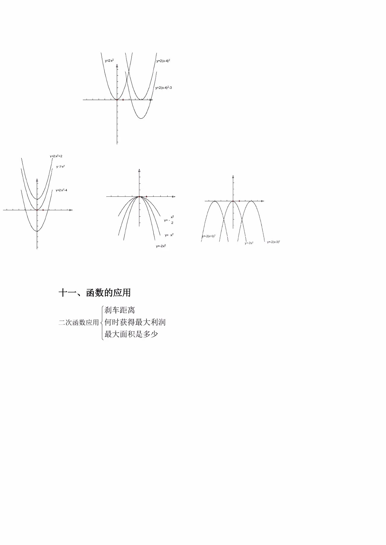 九年级上册数学二次函数拱桥问题,九年级上数学实际问题与二次函数
