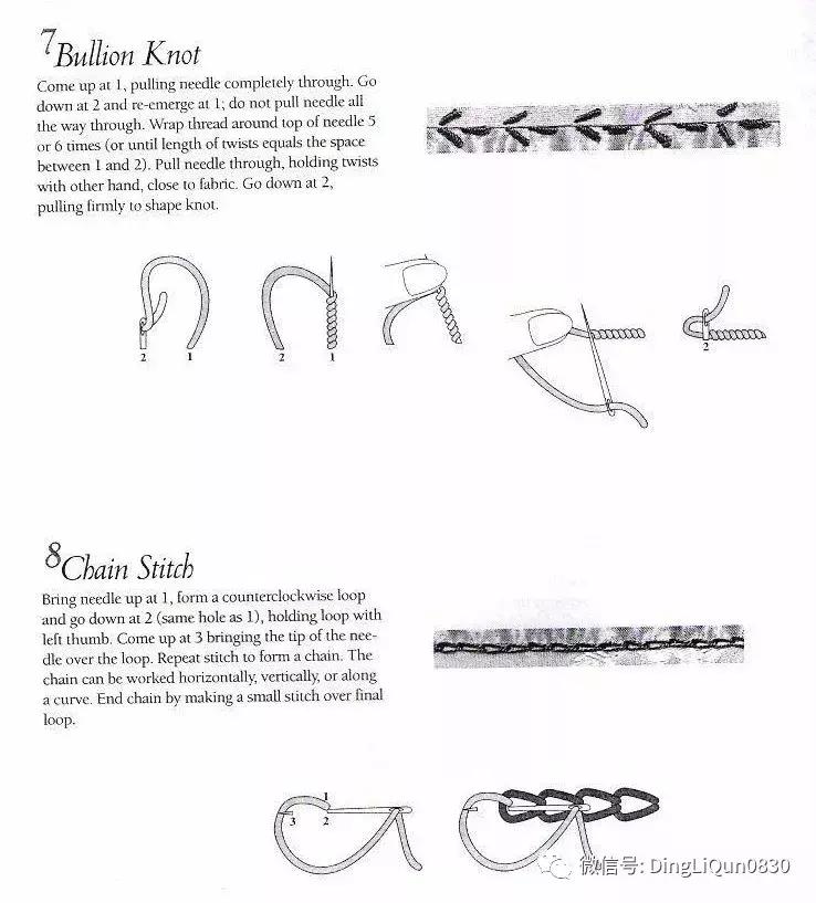 字母刺绣教程针法,字母刺绣针法图解