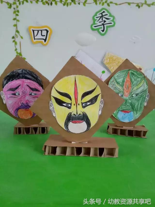 硬纸板变废为宝手工制作卡通图案,一片长方形的硬纸板可以变废为宝