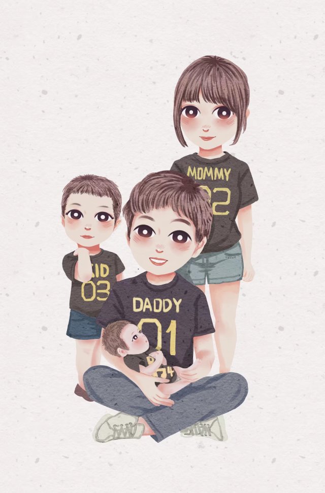 好看女生插画头像小学生,可爱插画动漫头像