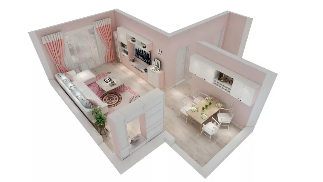 暖色系新中式轻奢混搭设计,中西混搭风格的设计