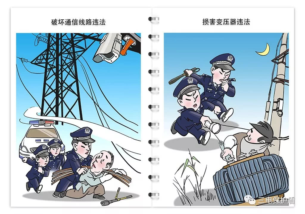 天津安全警示片,三电保护宣传图片