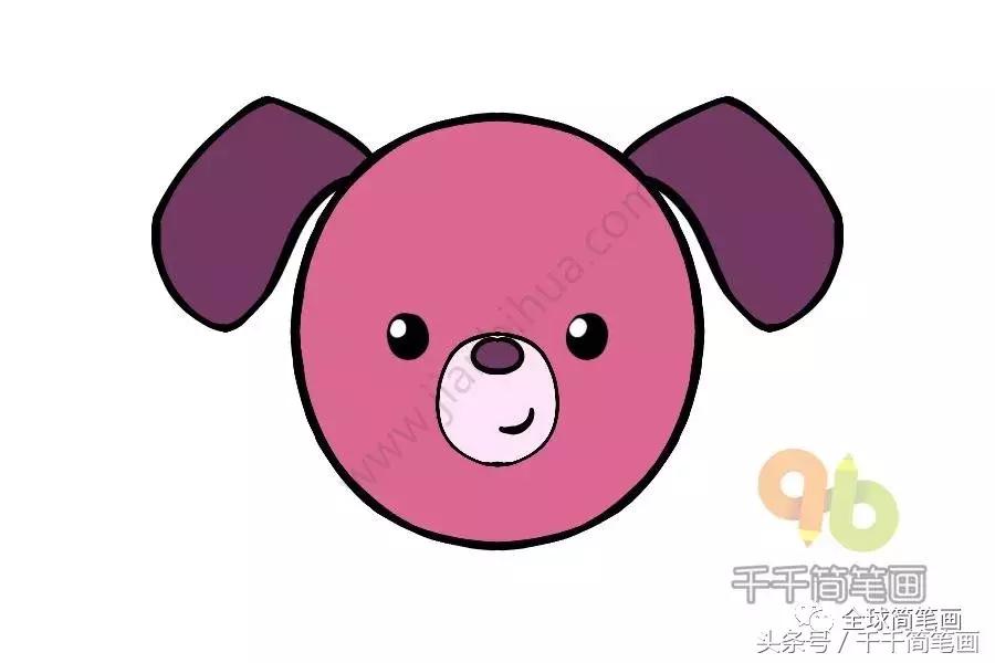 画画教学简笔画圆形的动物,圆形动物小乌龟简笔画