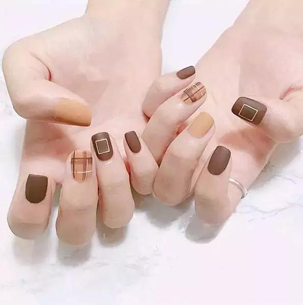 美甲2022新款式秋冬甲片,儿童美甲2022新款式秋冬