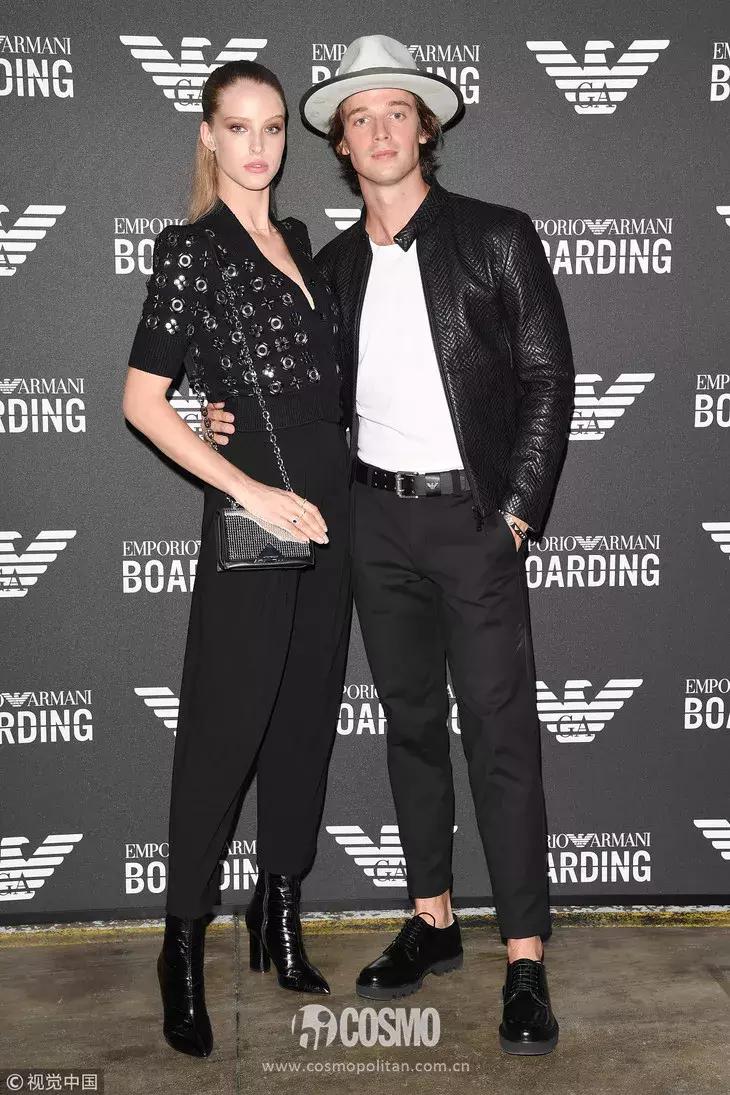 丫丫已经美“腻”了！于是穿上EmporioArmani帅气一回