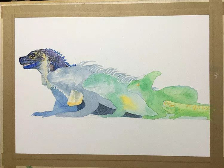 拥有800万超高人气,看看这位大神,是如何用水溶彩……