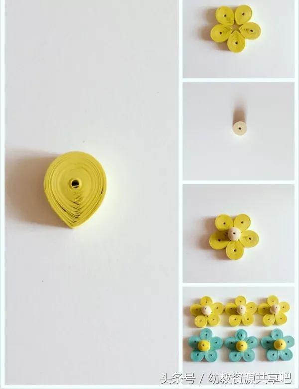 衍纸基础卷法教程衍纸版,基础衍纸作品及教程