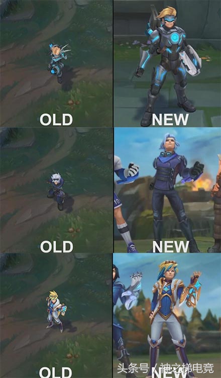 天天趣闻:EZ新老模型大对比W技能重做特效更新