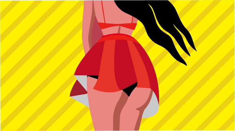 啊~我的裙下有野兽！