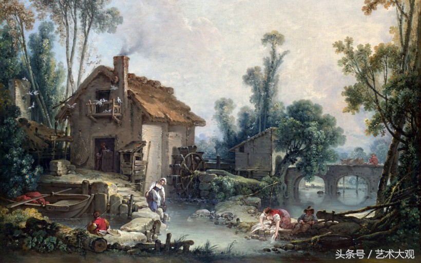 荷兰旅游油画作品图片欣赏,英国油画风景画欣赏