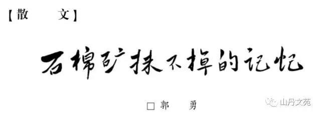 石棉矿历史,90年代石棉矿