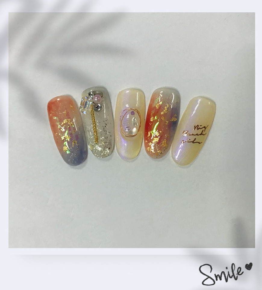 初级日式晕染美甲教程,新款美甲教程日式晕染美甲