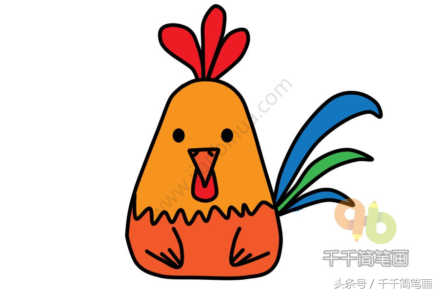 育儿简笔画小动物,育儿简笔画可爱小猪