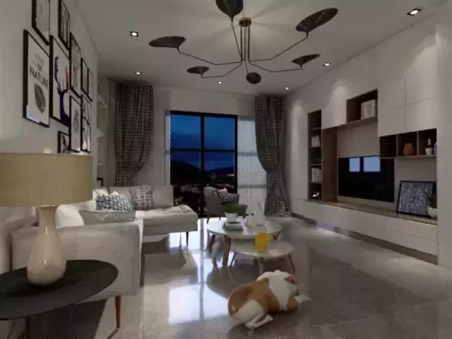 仿古砖全屋贴瓷砖效果图,客厅仿古砖与木纹砖哪一种好