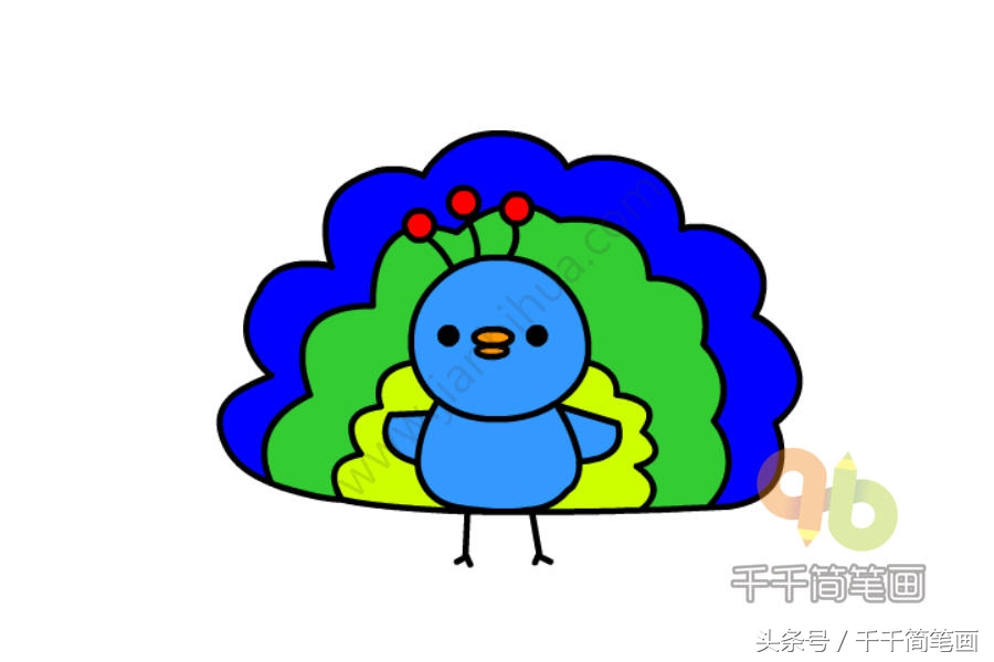 动物园大门简笔画简单又好看,动物园里的熊简单又帅气简笔画