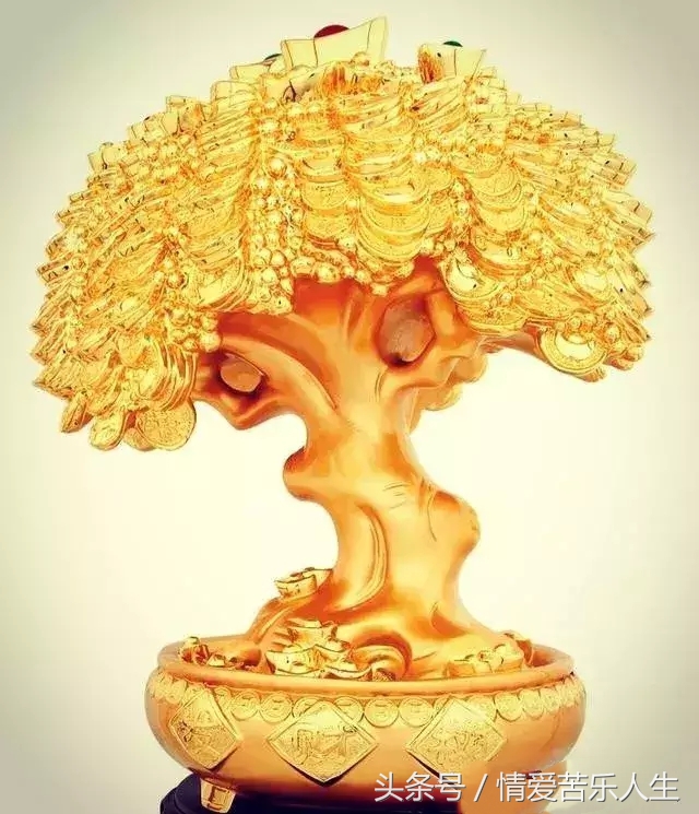 赠君黄金树，祈愿诸位大福大顺，大贵大富，大吉大利