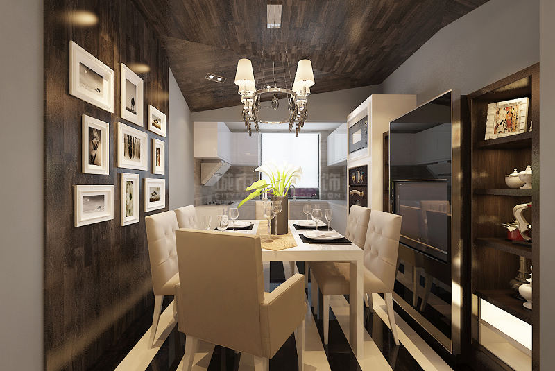 西安140平米三室两厅装修轻奢风,西安140平现代轻奢装修案例