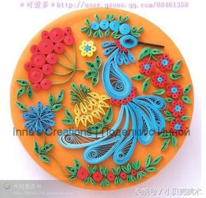 衍纸美术创意作品,衍纸艺术儿童作品