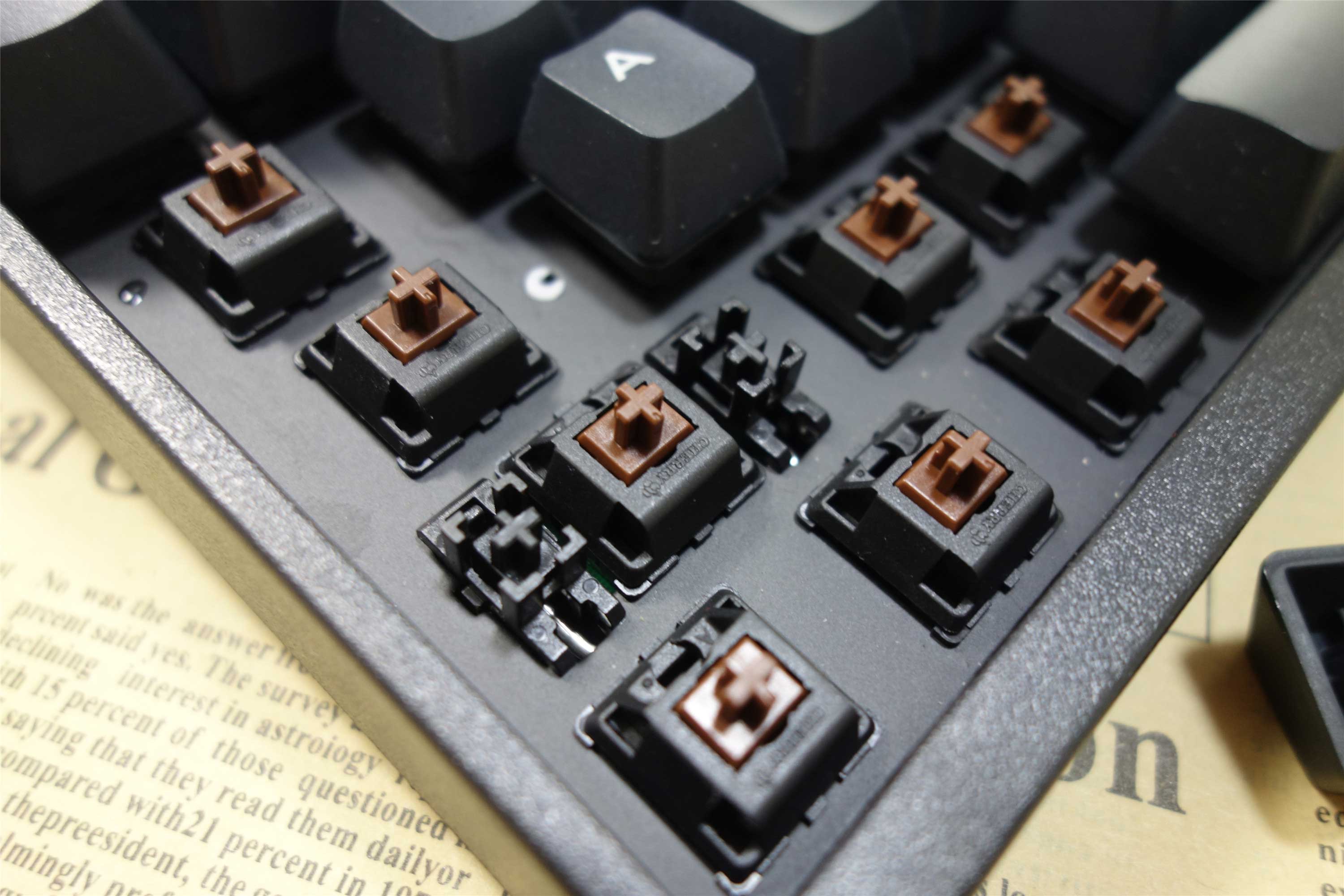 机械键盘四种轴哪个声音最小,经常打字用哪个轴的机械键盘