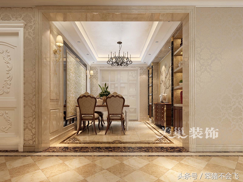 郑州永威东棠150平米三室两厅装修,郑州永威东棠一楼