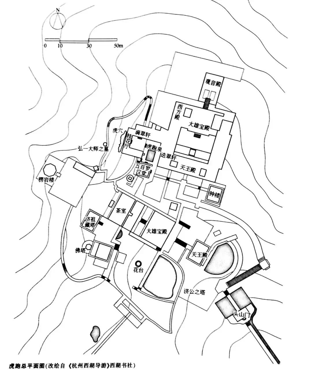 南北方园林设计图,苏式园林平面图