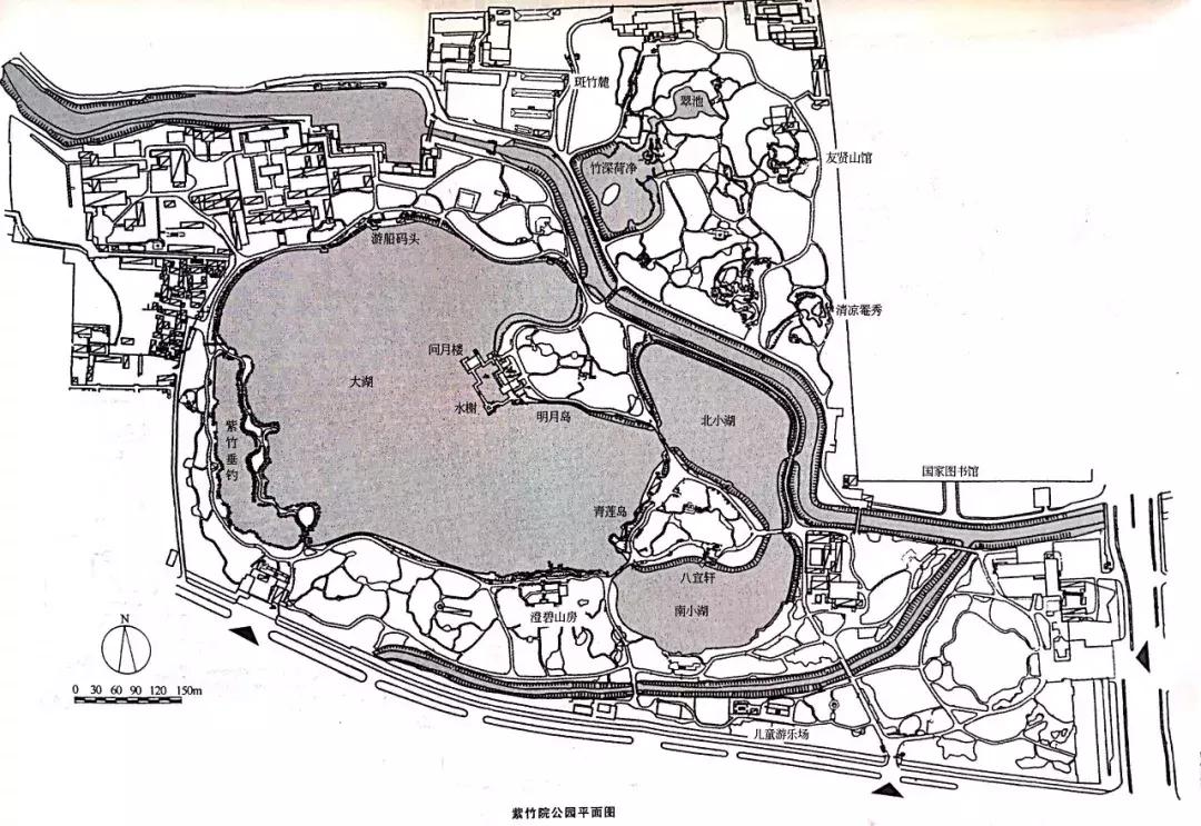 国外经典园林平面图,明清园林平面