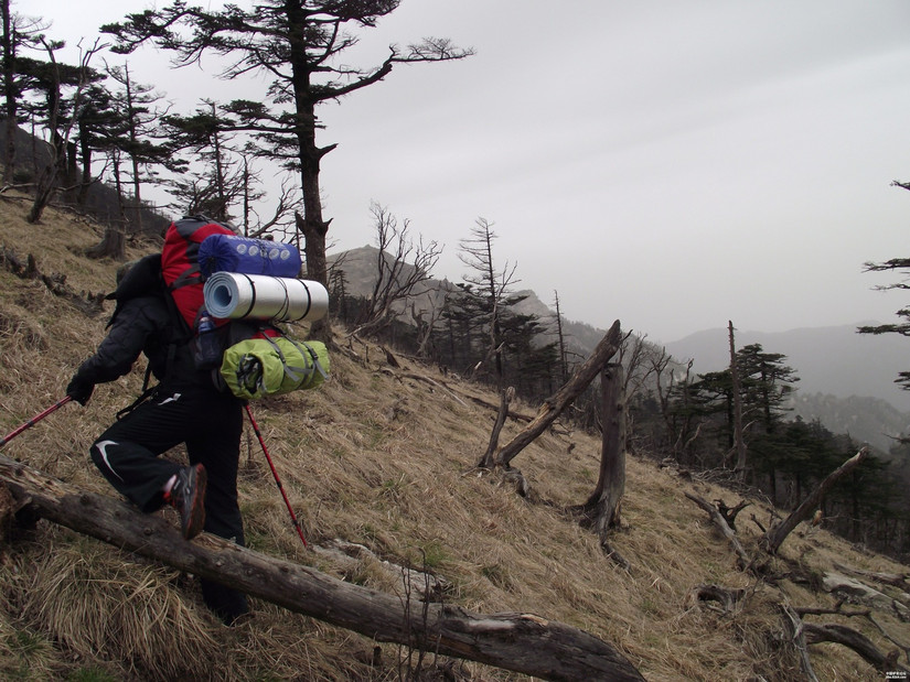 爬鹿角梁路线,鹿角梁路线图