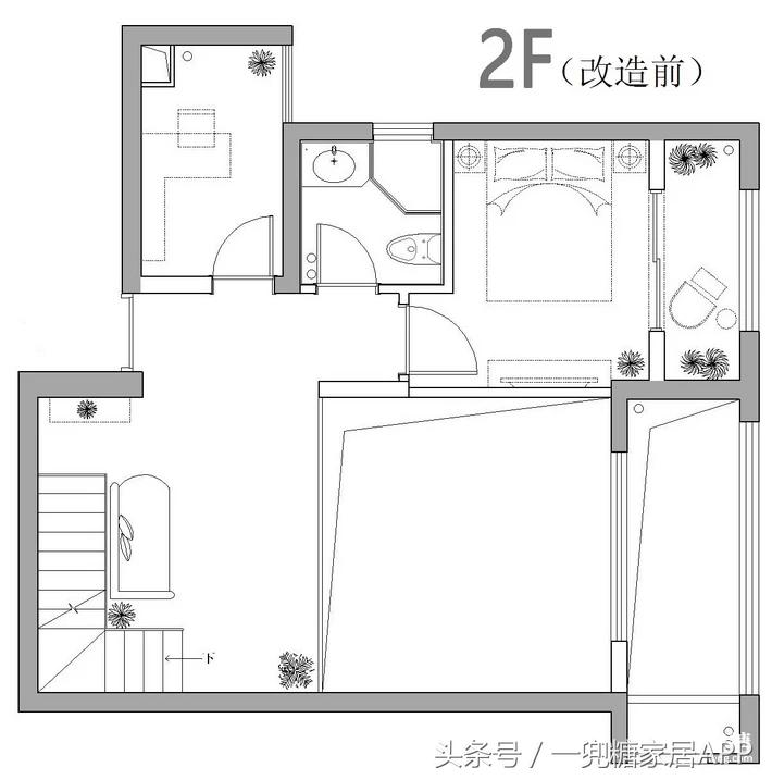 五口之家的房间,五口之家60平复式