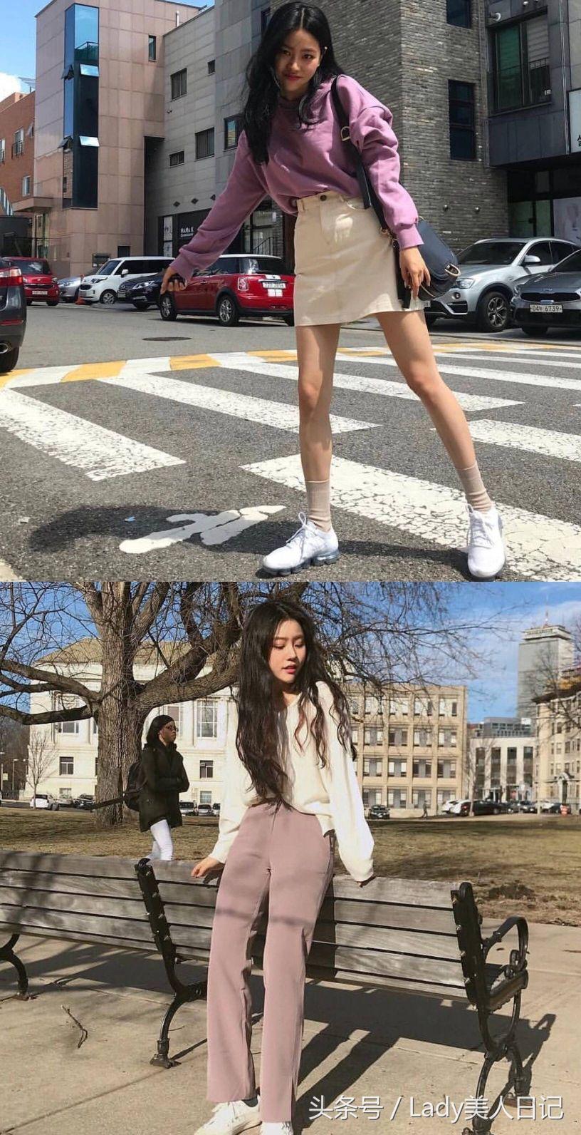 韩国小姐姐的穿搭真好看,韩国小姐姐穿搭时尚