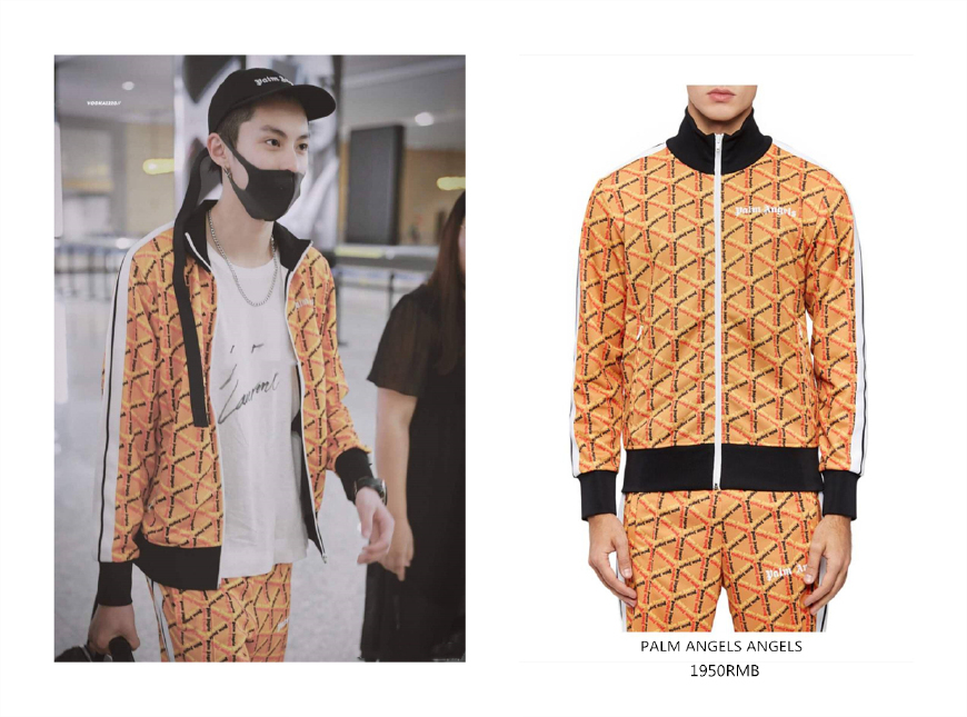 王鹤棣穿着皮衣外套配着西装裤,王鹤棣所有的时髦衣服都能驾驭