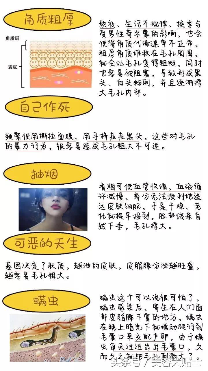 毛孔粗大收缩毛孔最科学的方法,毛孔粗大怎么办最有效收缩毛孔