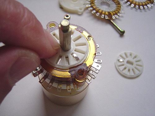 波段开关改装电位器教程视频讲解,步进电位器拆解