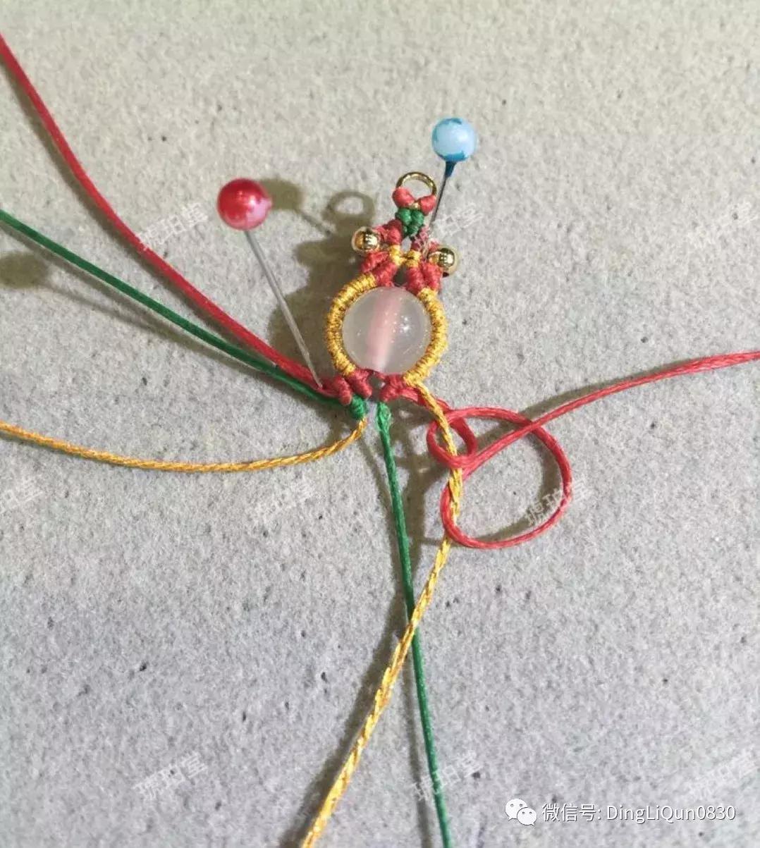 编绳教程铃铛,编绳教程防烫