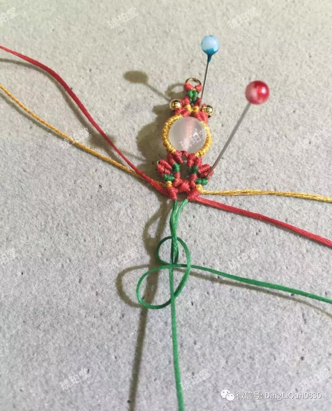 编绳教程铃铛,编绳教程防烫