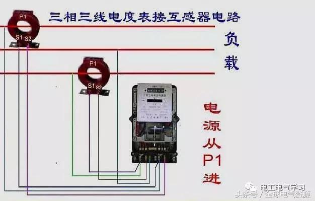 电能表的接线方法详细步骤,电压表电流表电表怎么接线