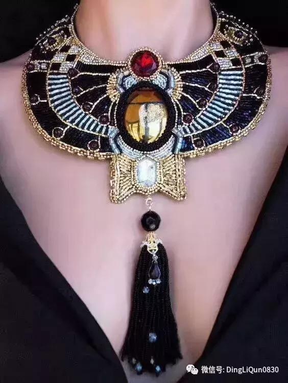 串珠刺绣教程图解,串珠刺绣手工