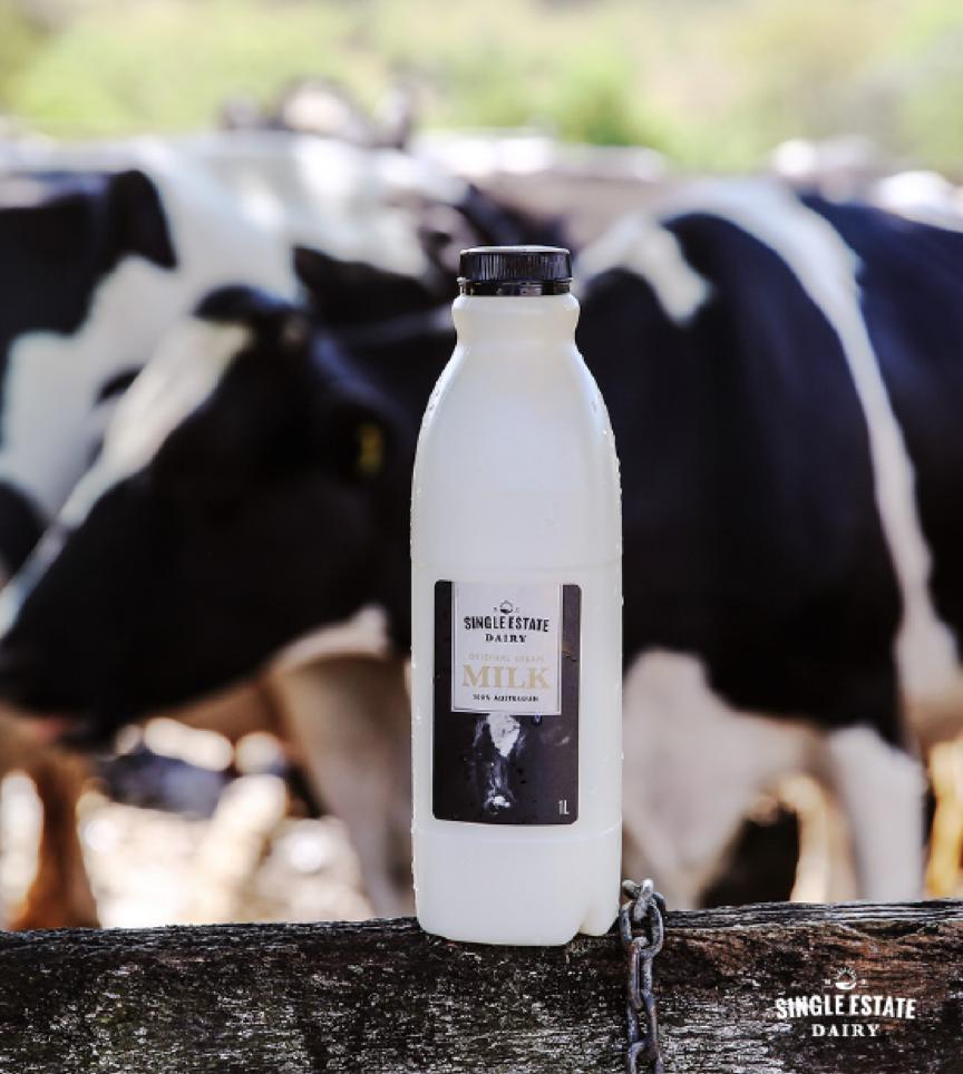 以后在苏宁小店，就可以买到自带奶盖的澳洲网红鲜牛奶