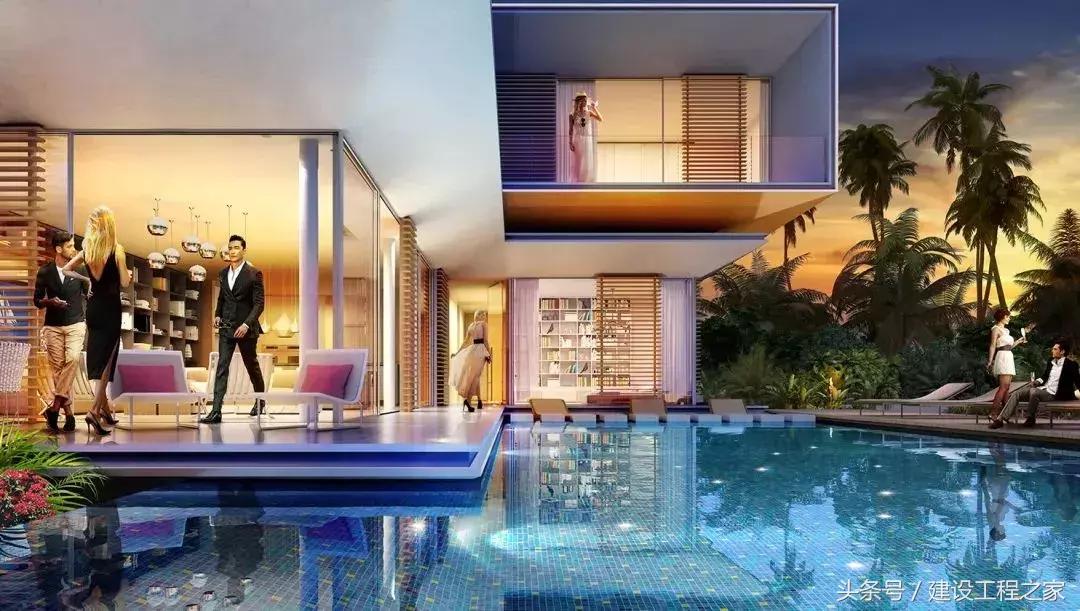 迪拜人工岛建造,迪拜新修的岛屿建筑