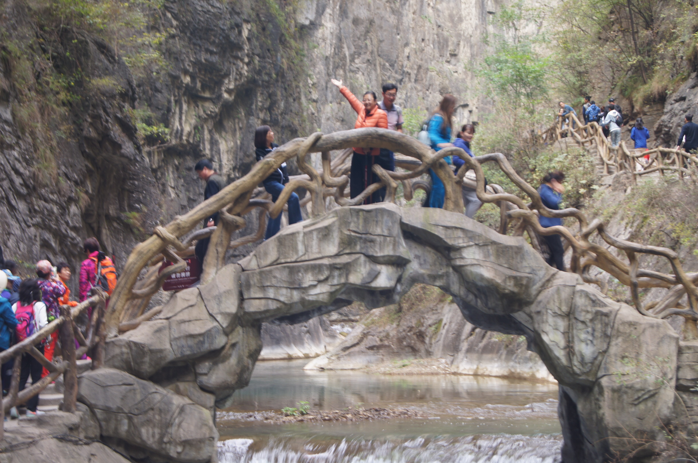 八泉峡欢迎你,八泉峡行走山水间