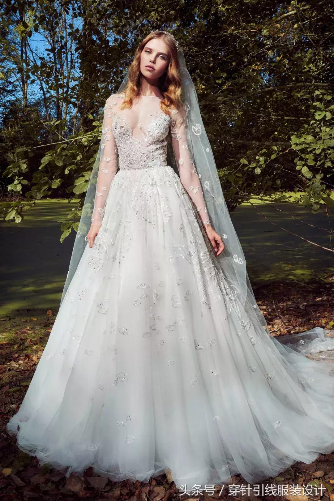 2018婚纱时尚造型趋势,2019婚纱礼服款式流行趋势