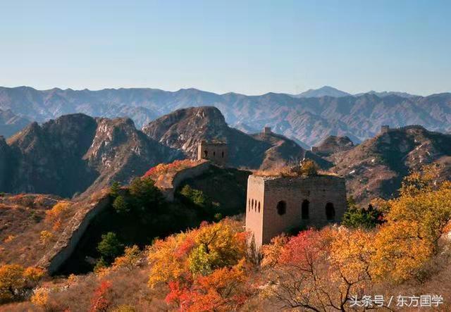 金色长城风水画朝向,长城的风水画的寓意和象征