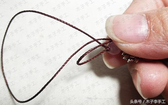 钥匙挂绳编织教程加银平安扣,怎么编织平安扣挂绳