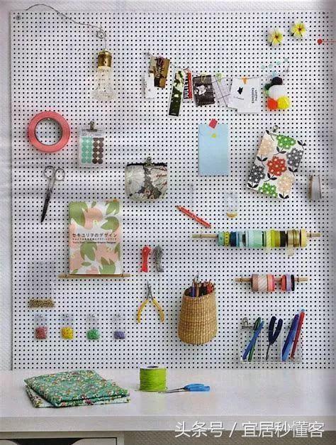 整理洞洞板的方法,厨房没有柜子怎么收纳洞洞板