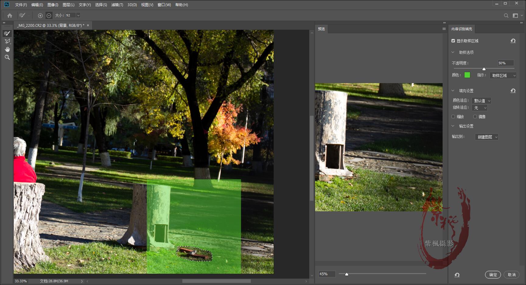 pscc2018内容识别填充在哪,pscc2018内容识别填充预览