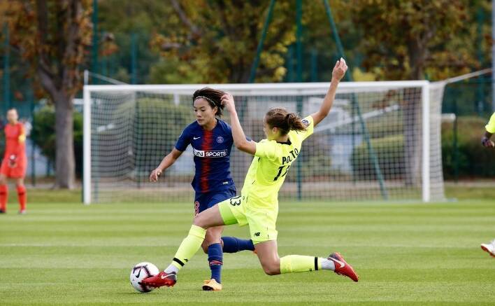 飘逸吊射王霜收获留洋美国首球,王霜热刺首粒进球