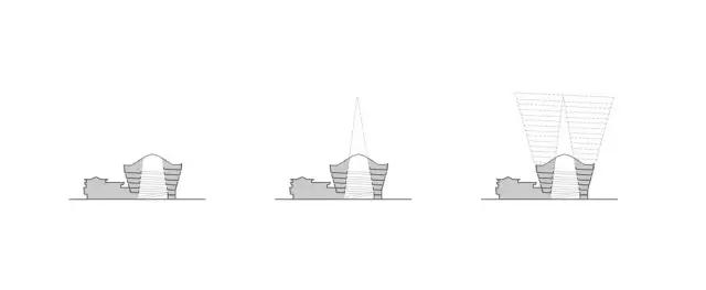 跨度最长的大楼,脑洞清奇180度转弯